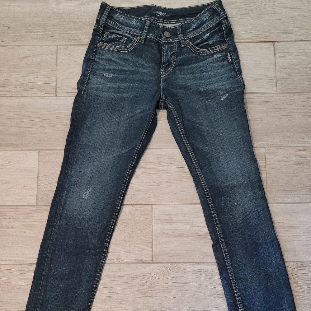 Silver jeans